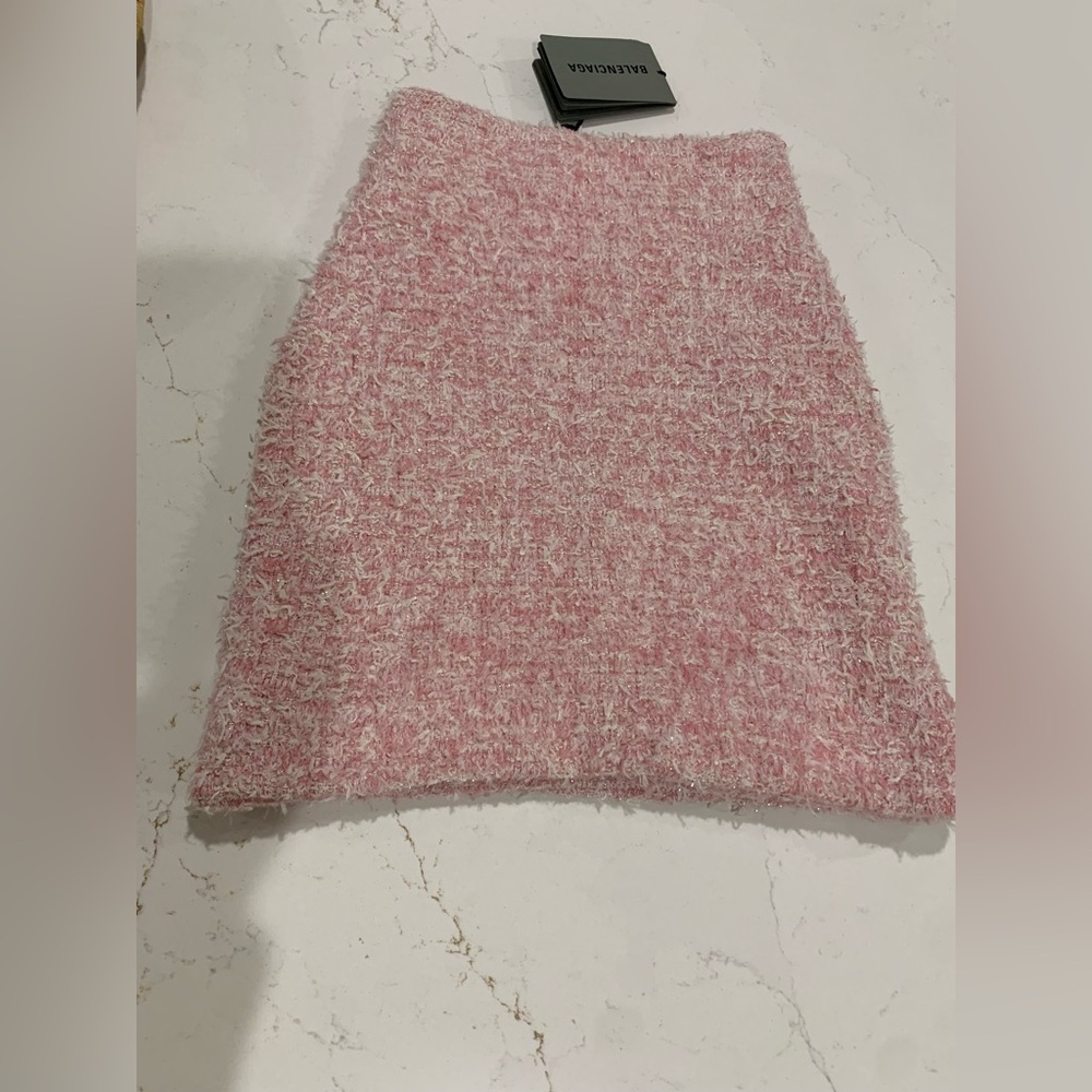 Balenciaga Cotton Tweed Mini Skirt Size XS - Picture 4 of 10